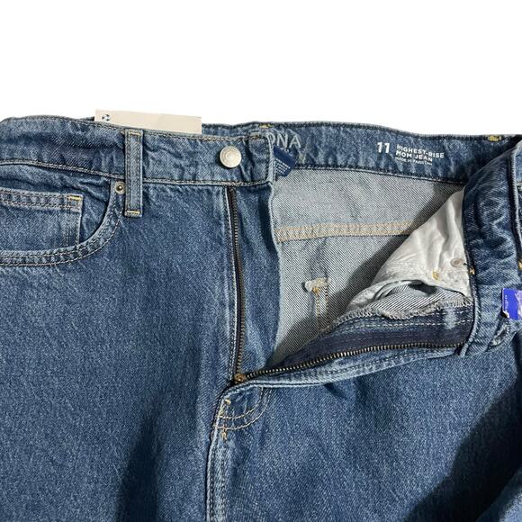 Arizona Jeans Womens Junior Size 11 Highest Rise Semi Relaxed Tapered Mom Jeans - Picture 3 of 11